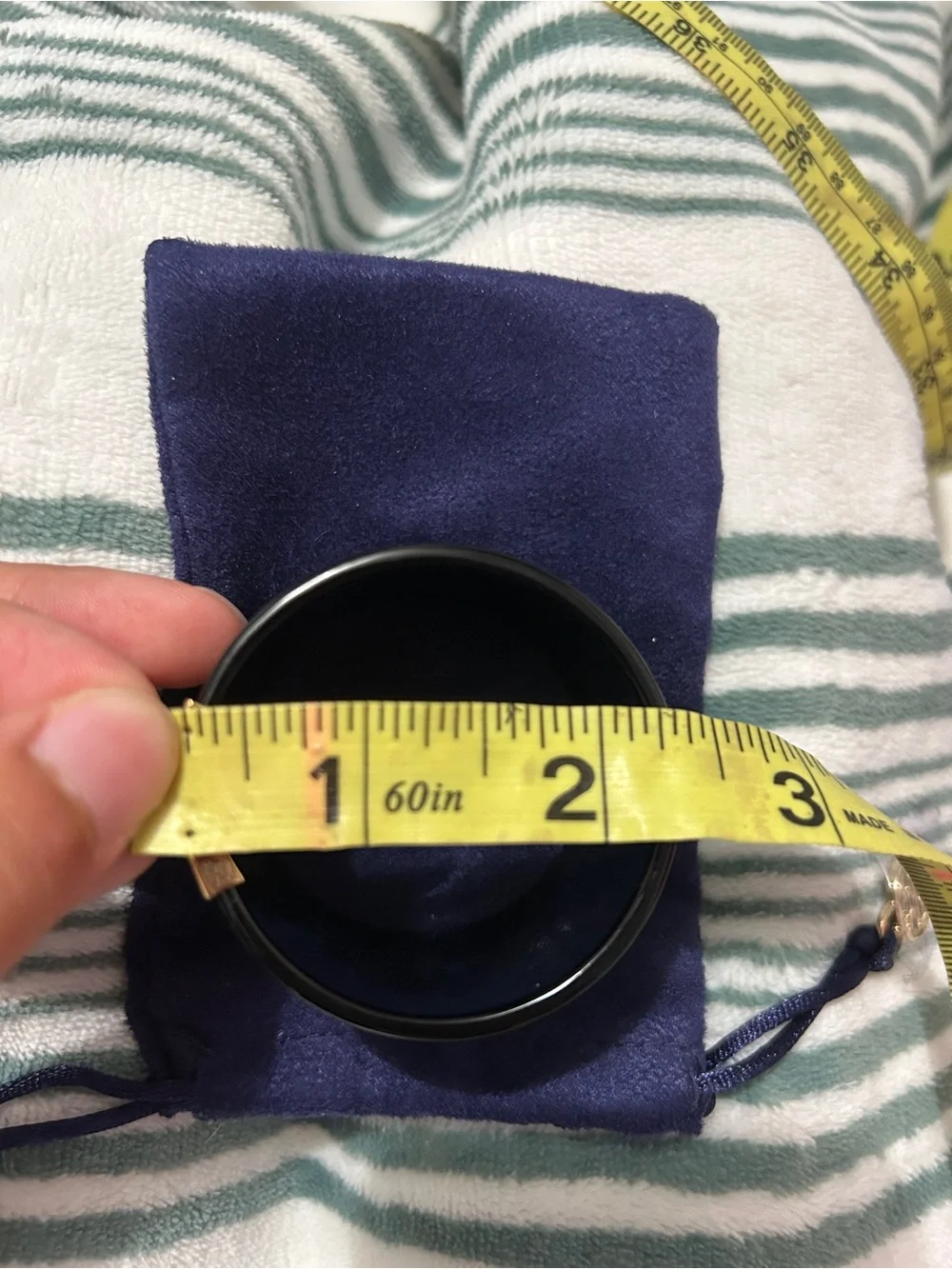 Tory Burch Women’s Black Cuff Bracelet Small